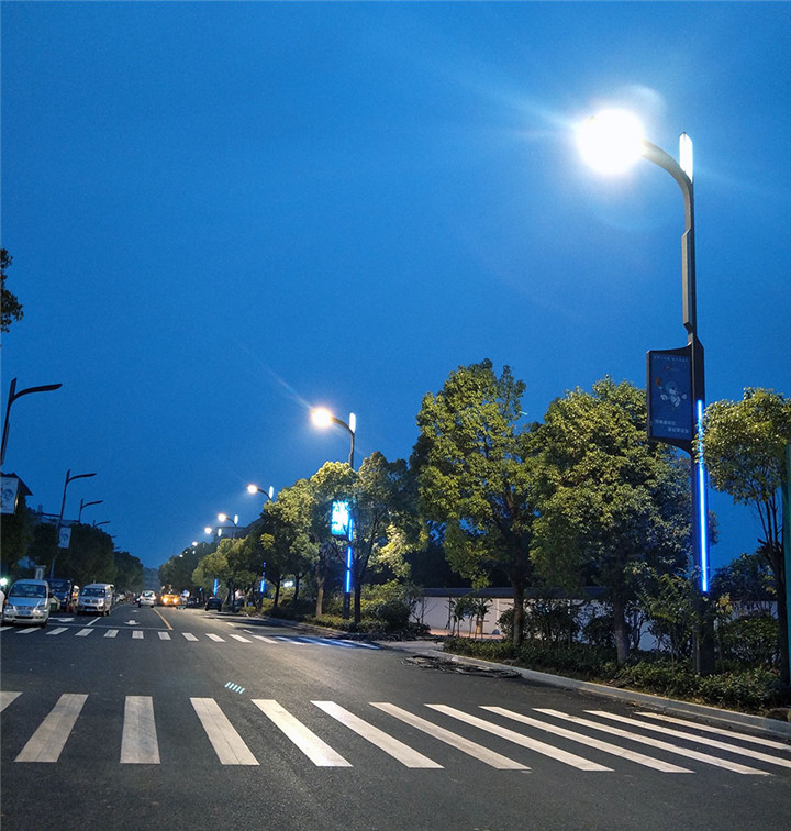 智慧路灯夜景
